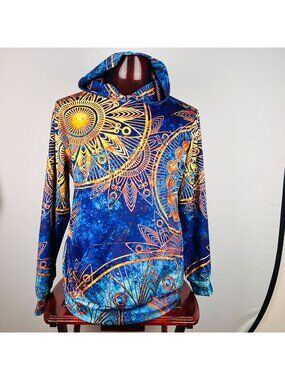 Celestial New Age Tribal Design Hoodie Sweatshirt Pullover 2XL Nextmia Brand